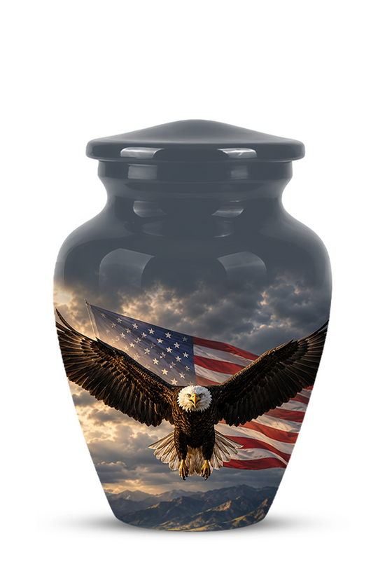 American Eagle Memorial Urn - Patriotic Burial Urns For Human Ashes