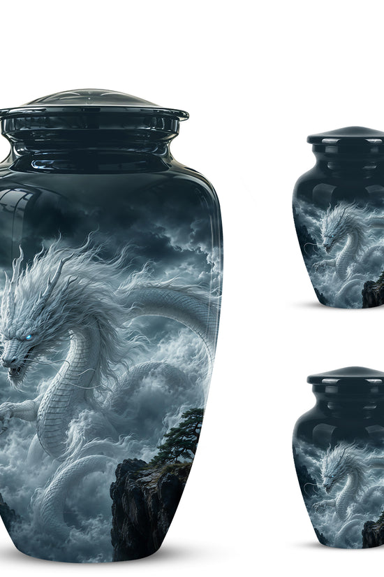 Dragon Cremation Urn = Custom Artistic Adult Memorial Urns For Ashes