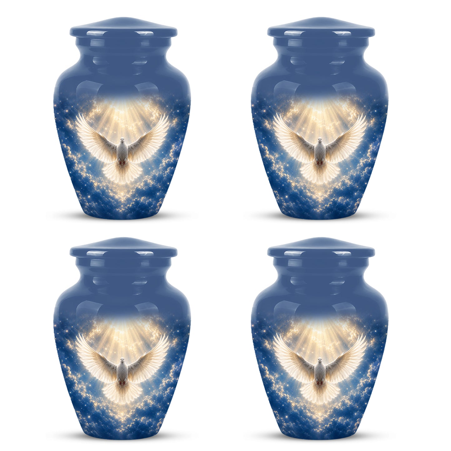 White Dove Cremation Urn - Beautifully Handcrafted Urns For Ashes