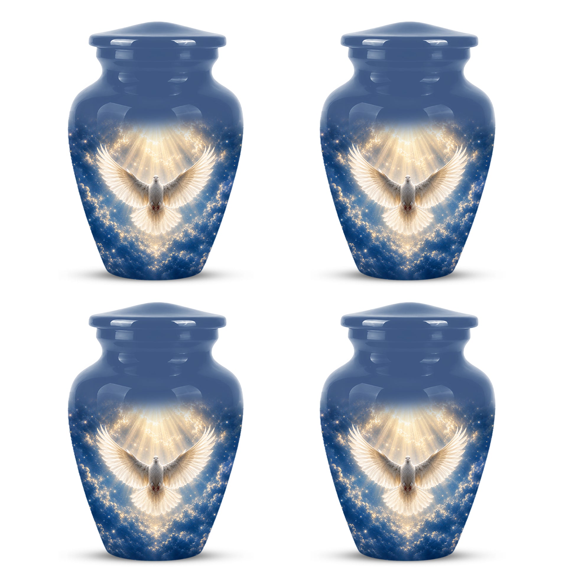 White Dove Cremation Urn - Beautifully Handcrafted Urns For Ashes