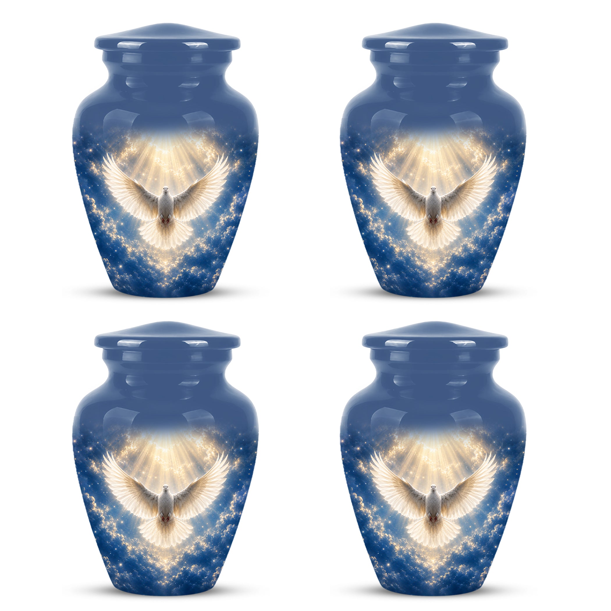 White Dove Cremation Urn - Beautifully Handcrafted Urns For Ashes