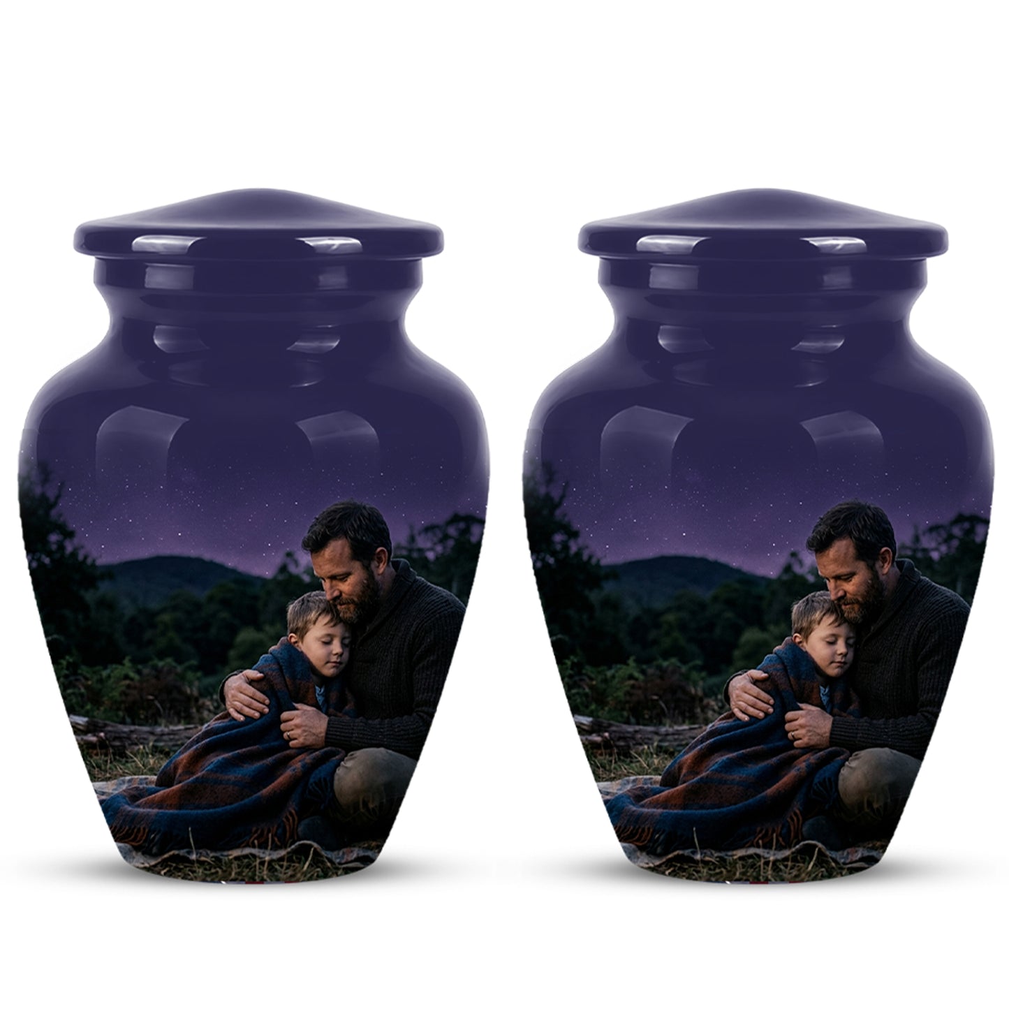 Father & Son Eternal's Love - Personalized Memorial Urns For Loved Ones Ashes