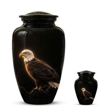 10 inch Large Urn with 1 Keepsake 3 inch