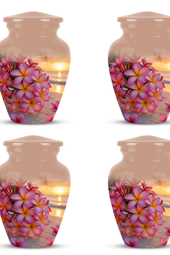 Personalized Flower Cremation Urn - Premium Adult Memorial Urn On Sale
