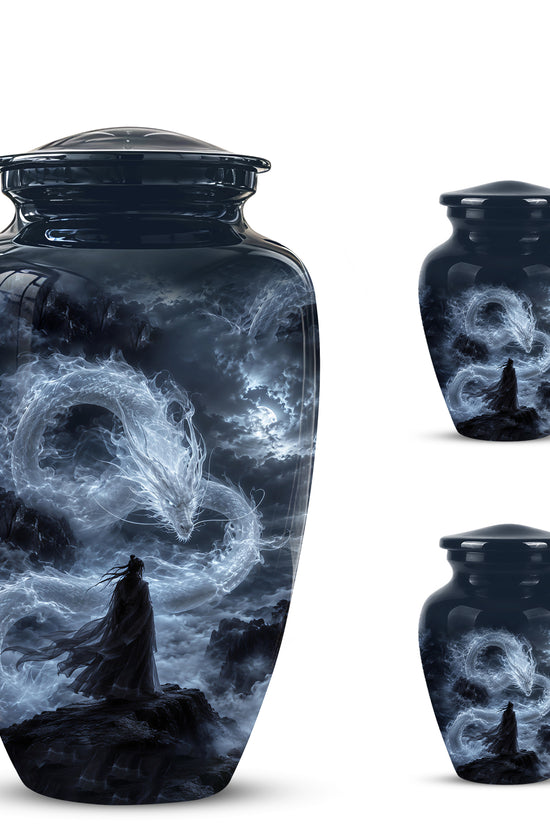 Dragon Cremation Urn - Mythical Dragon Memorial Urns For Human Ashes
