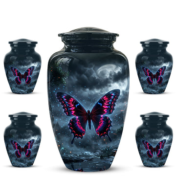 10 inch Large Urn with 4 Keepsake 3 inch