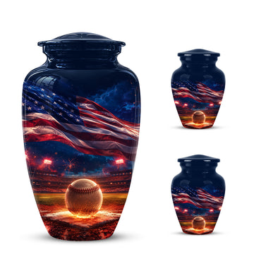 10 inch Large Urn with 2 Keepsake 3inch