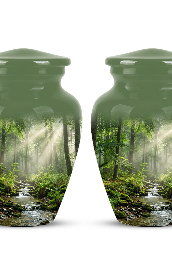Forest Scenic Cremation Urn - Artistic Funeral Urns For Nature Lover's Ashes