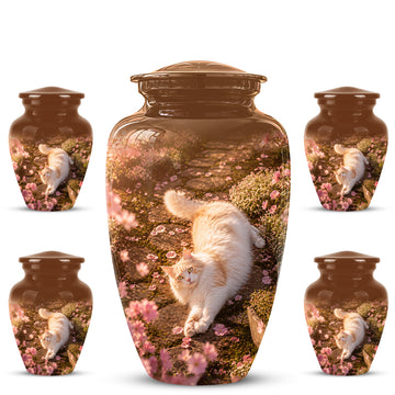 10 inch Large Urn with 4 Keepsake 3 inch