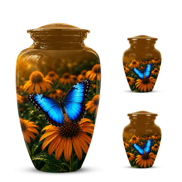 10 inch Large Urn with 2 Keepsake 3inch