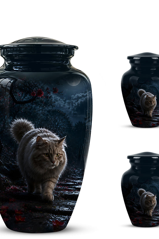 Custom Cat Cremation Urn - Handcrafted Pet Memorial Urns For Ashes