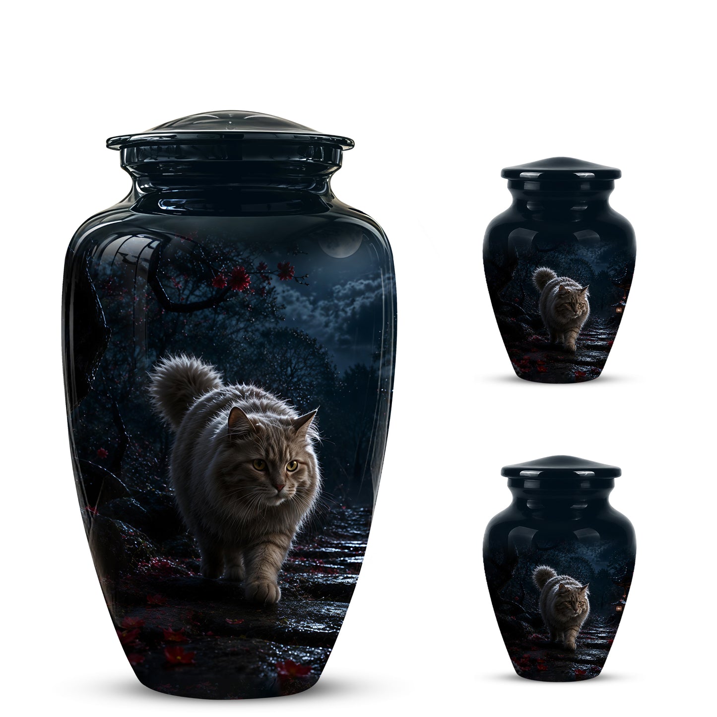 Custom Cat Cremation Urn - Handcrafted Pet Memorial Urns For Ashes