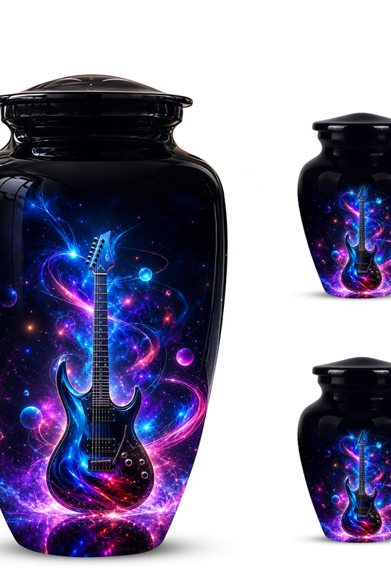 Electric Guitar Cremation Urn - Guitar Memorial Urns For Music Lovers