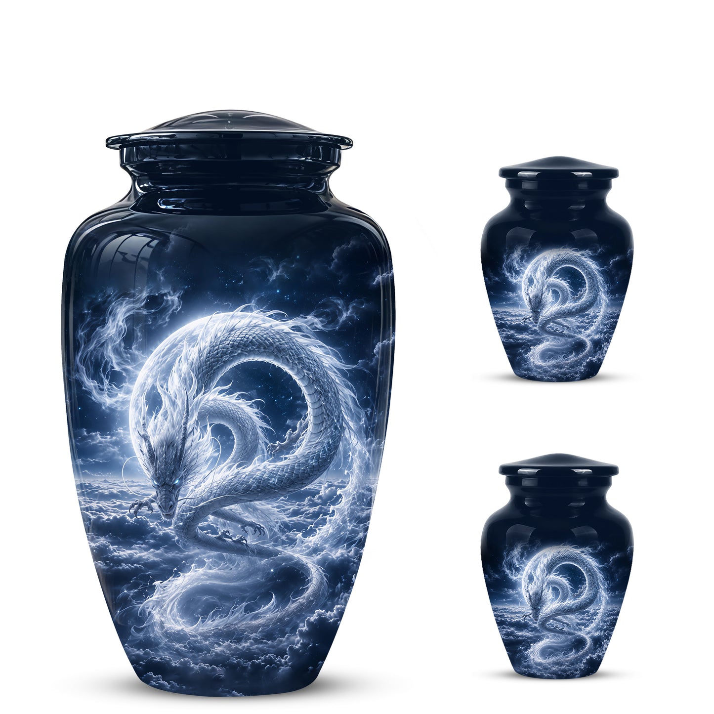 Dragon Cremation Urn - Unique Custom Memorial Urn For Human Ashes