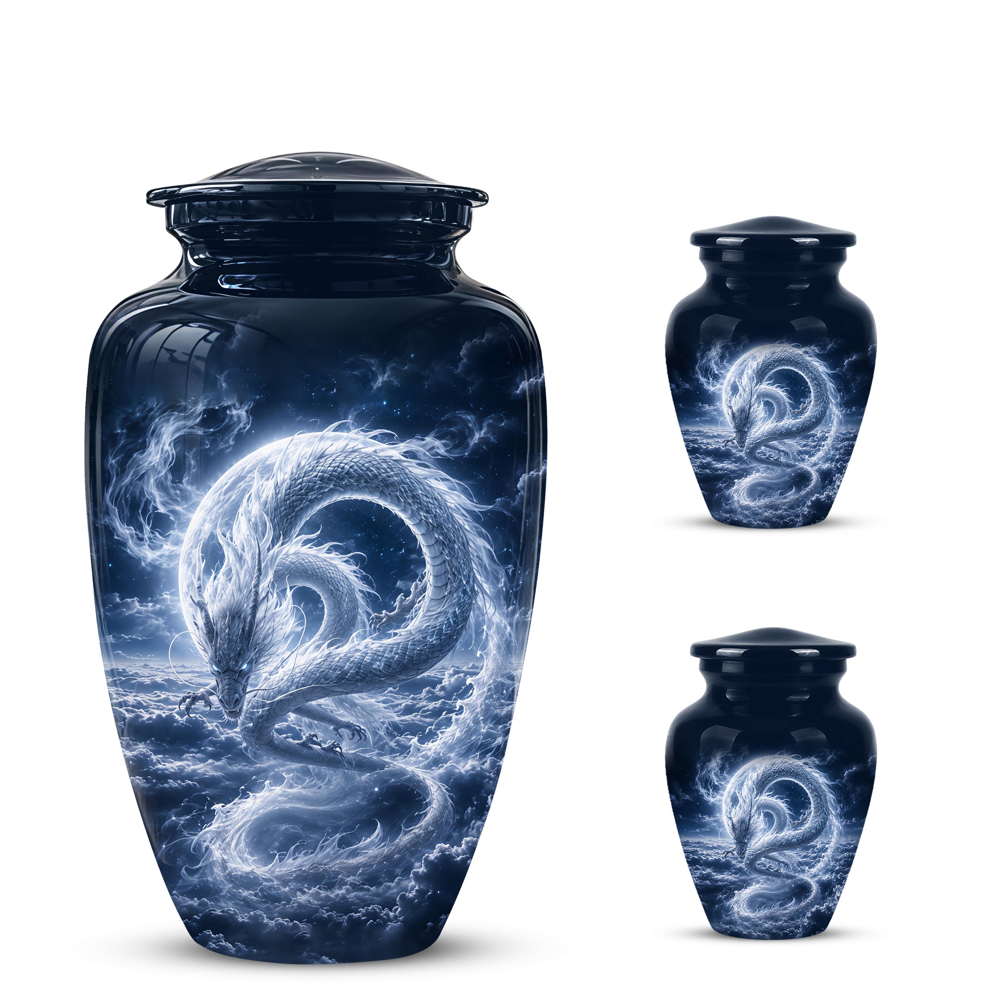 Dragon Cremation Urn - Unique Custom Memorial Urn For Human Ashes