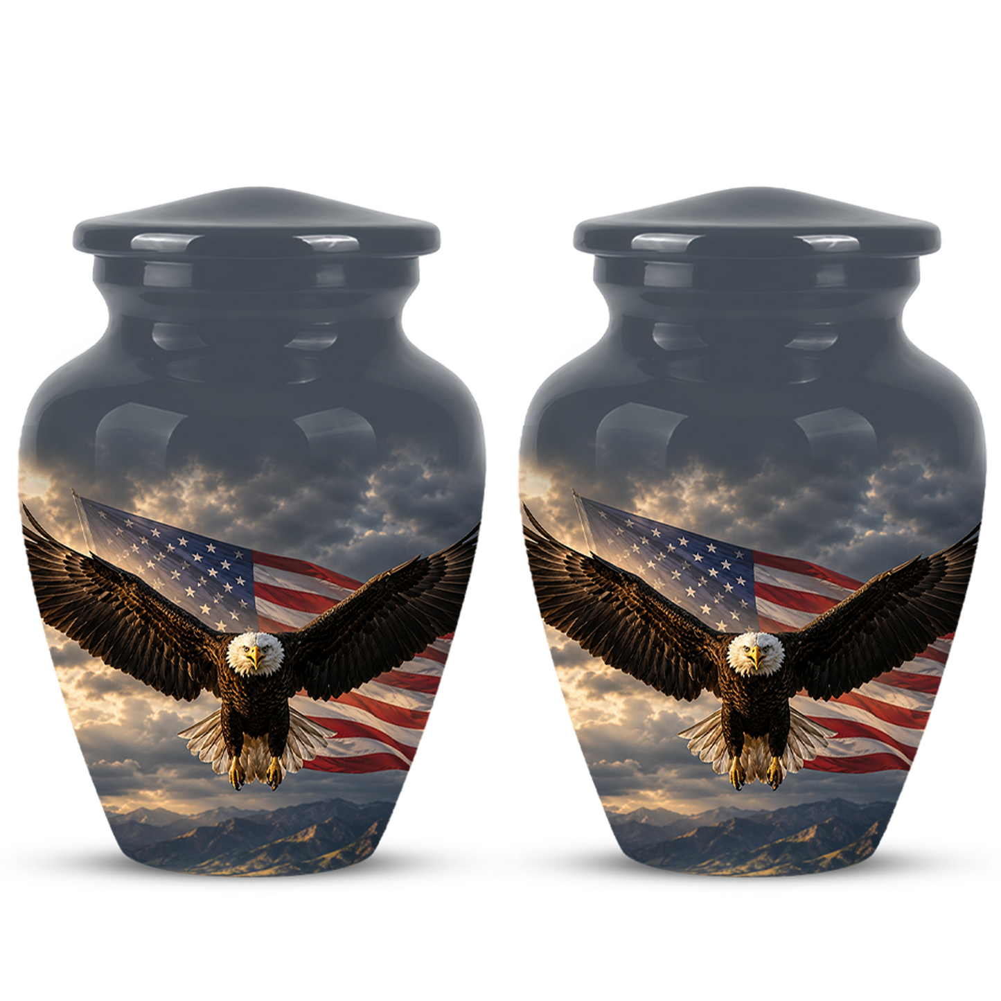 American Eagle Memorial Urn - Patriotic Burial Urns For Human Ashes