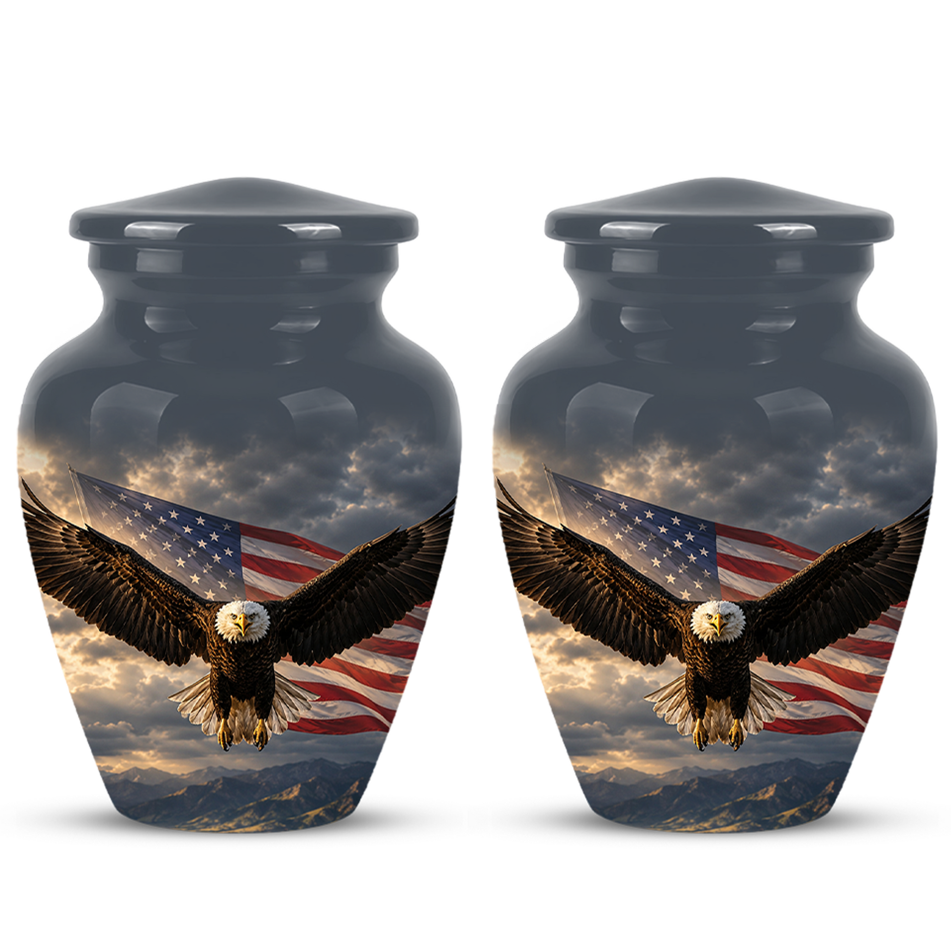 American Eagle Memorial Urn - Patriotic Burial Urns For Human Ashes