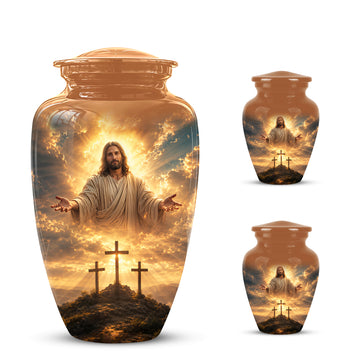 10 inch Large Urn with 2 Keepsake 3inch
