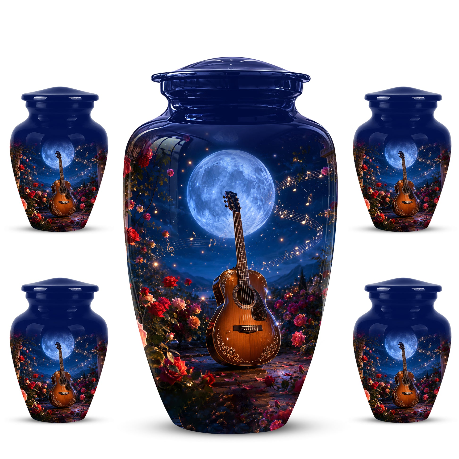 Guitar Memorial Urn - Personalized Cremation Urns For Men&Women Ashes