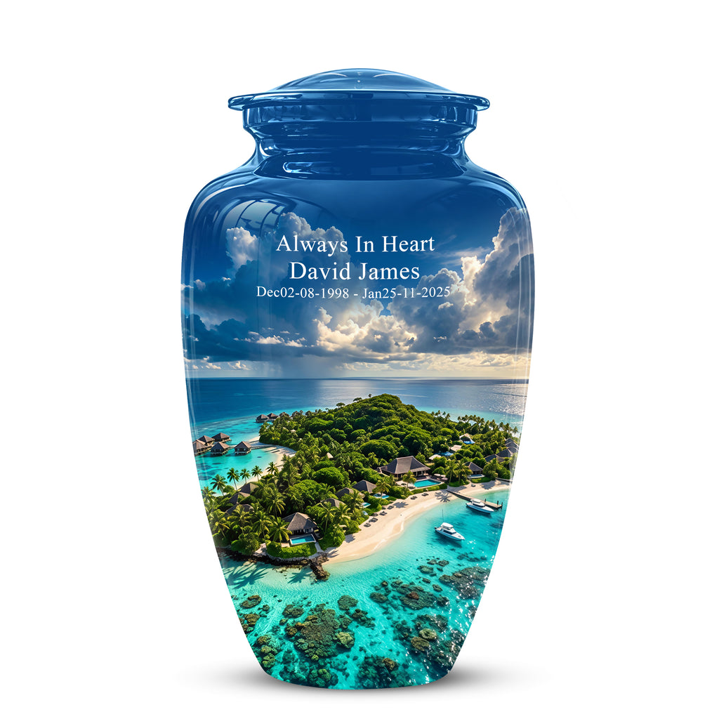 Beach Urns For Human Ashes - Custom Eternal Peaceful Tribute Urns