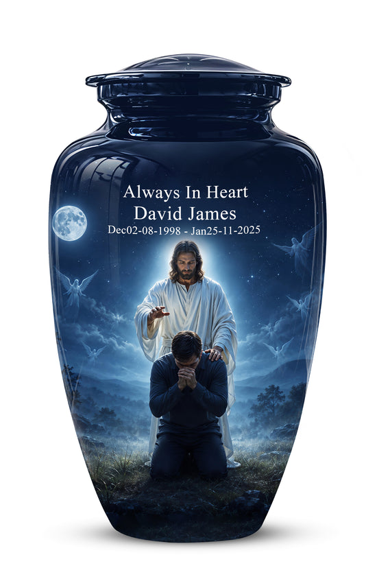 Jesus In Gethsemane Cremation Urn - Spiritual Urns To Tribute Ashes
