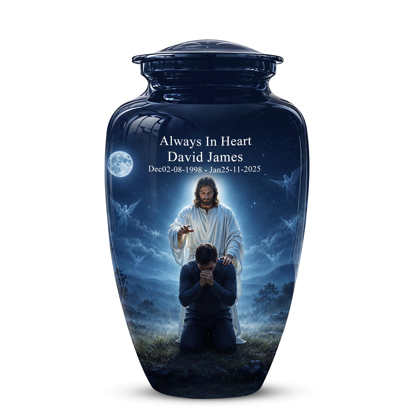 Jesus In Gethsemane Cremation Urn - Spiritual Urns To Tribute Ashes