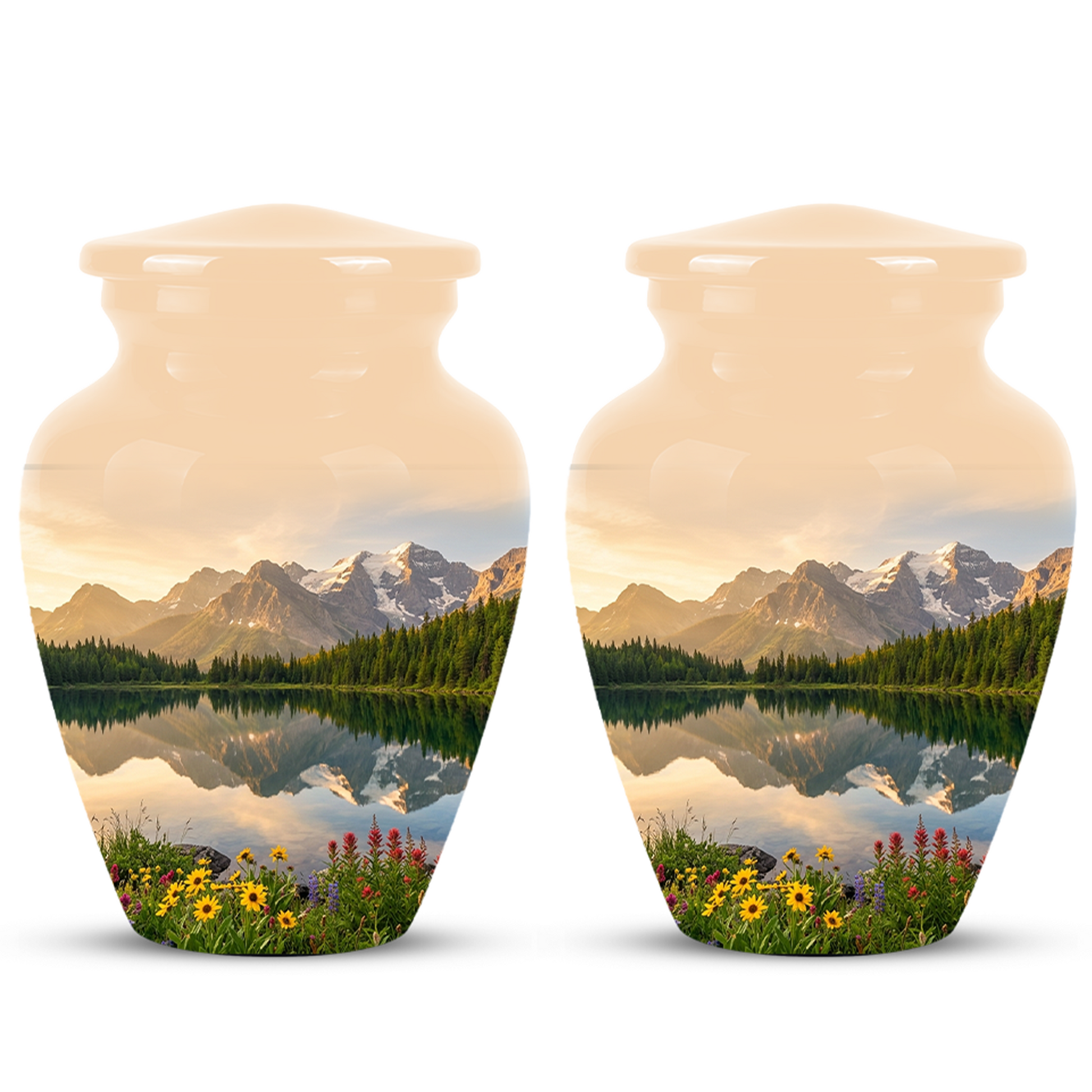 Mountain Cremation Urns For Ashes - Beautiful Funeral Urns For Nature Lovers