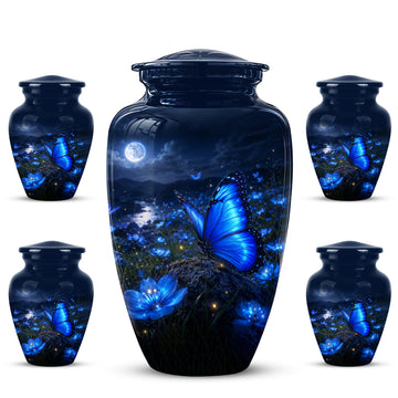 10 inch Large Urn with 4 Keepsake 3 inch