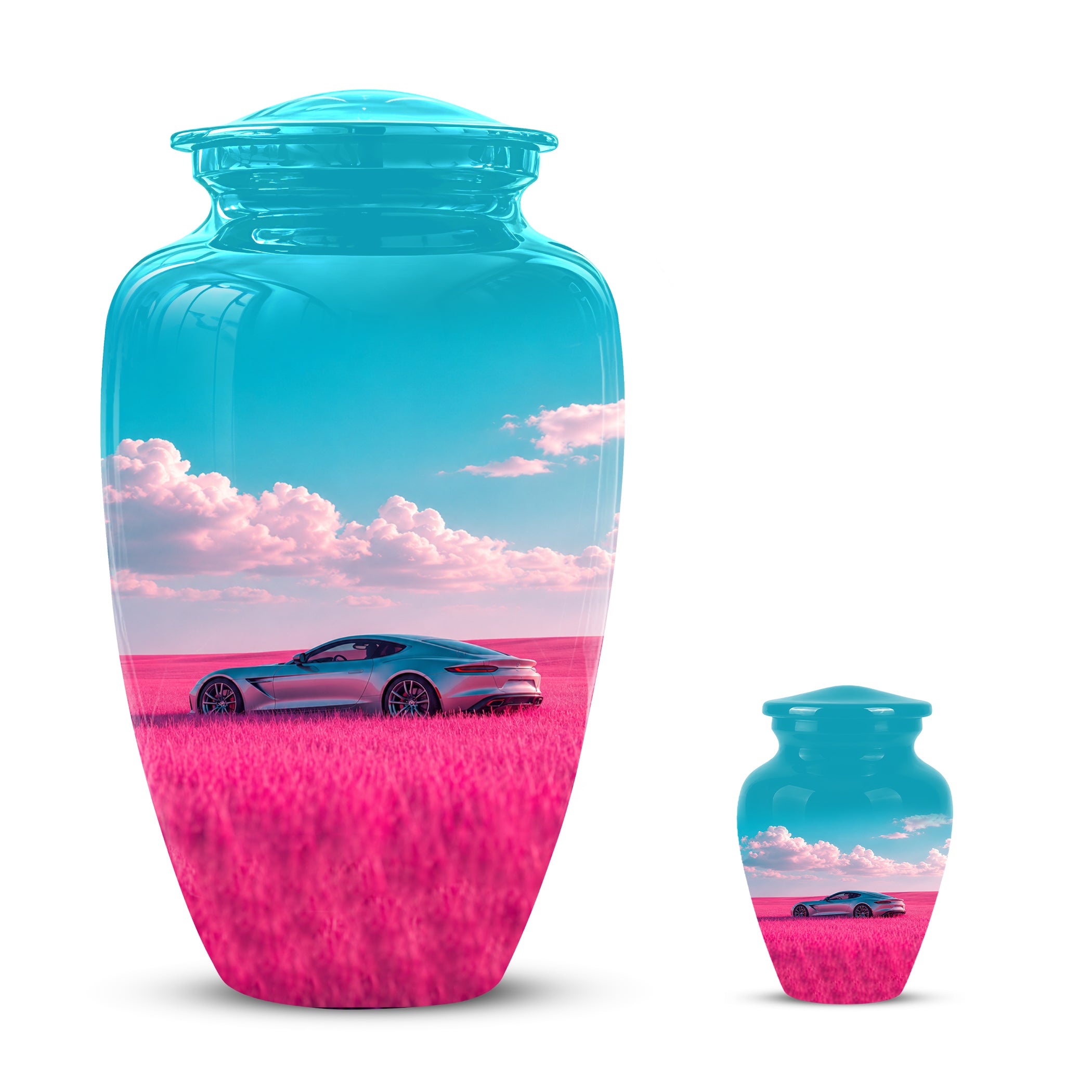 Personalized Sports Car Funeral Urn - Elegant Urns For Car Enthusiast