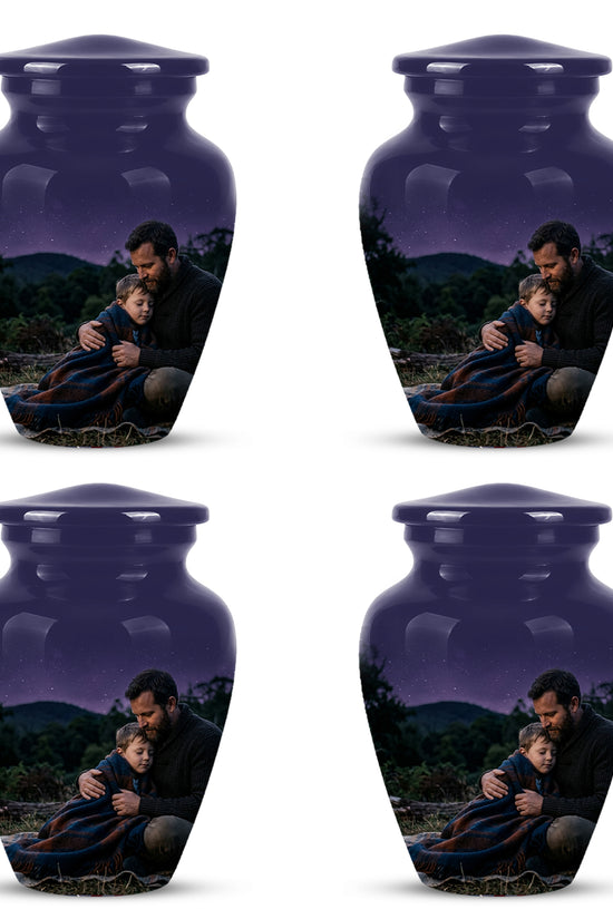 Father & Son Eternal's Love - Personalized Memorial Urns For Loved Ones Ashes