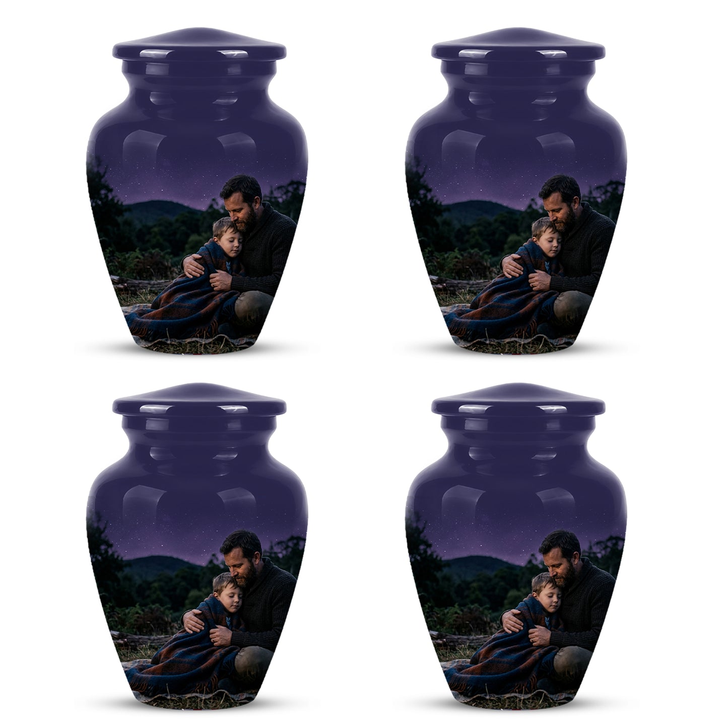 Father & Son Eternal's Love - Personalized Memorial Urns For Loved Ones Ashes
