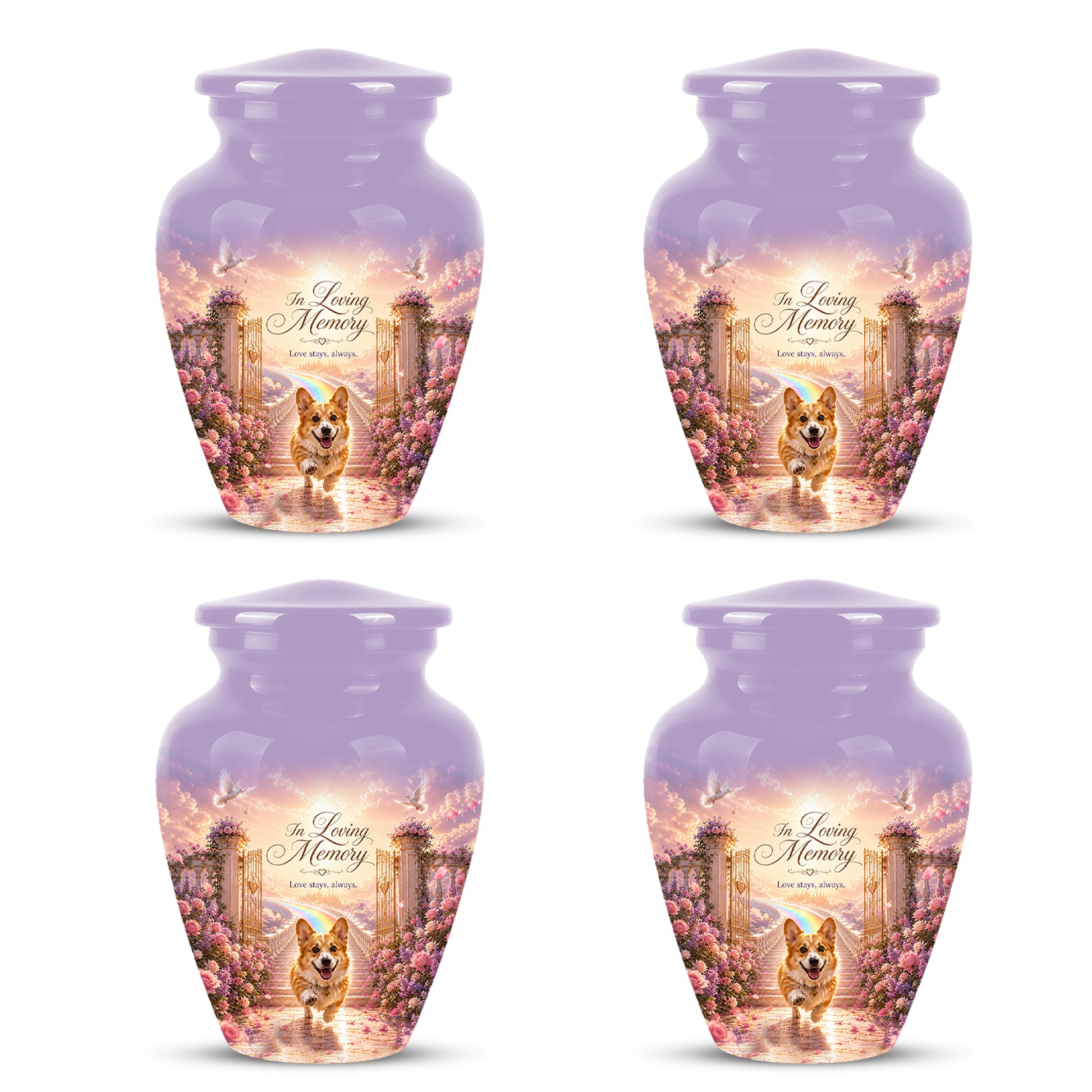 Pet Dog Memorial Urn – Personalized Dog Cremation Urn for Pets Ashes