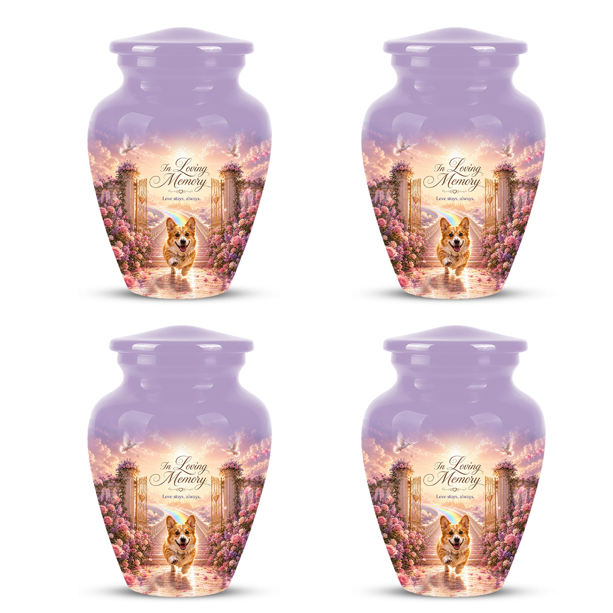 Pet Dog Memorial Urn – Personalized Dog Cremation Urn for Pets Ashes
