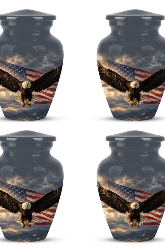 American Eagle Memorial Urn - Patriotic Burial Urns For Human Ashes