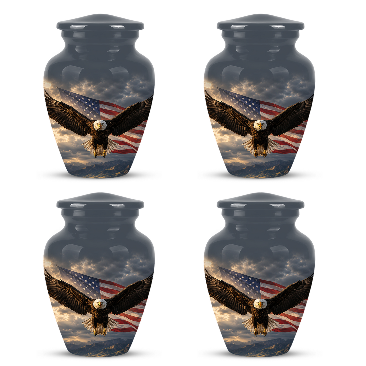 American Eagle Memorial Urn - Patriotic Burial Urns For Human Ashes