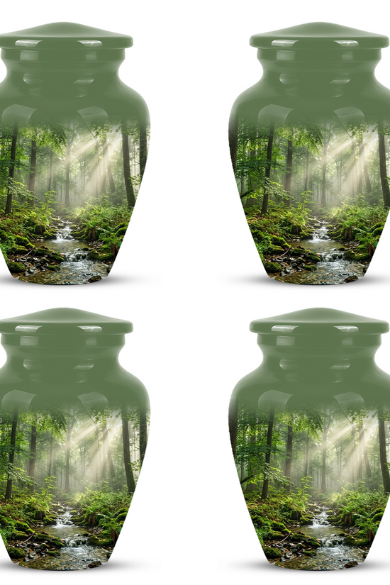 Forest Scenic Cremation Urn - Artistic Funeral Urns For Nature Lover's Ashes
