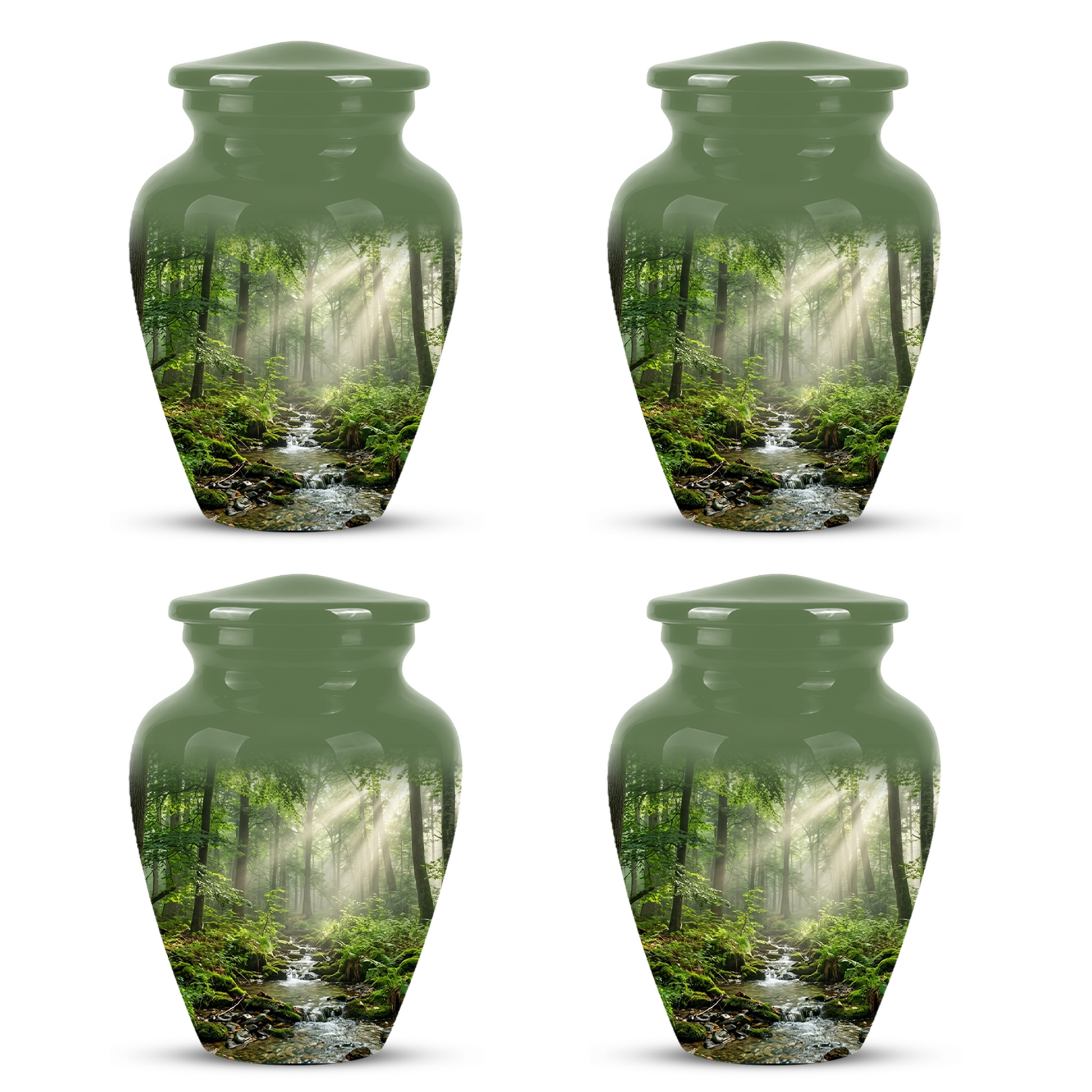 Forest Scenic Cremation Urn - Artistic Funeral Urns For Nature Lover's Ashes