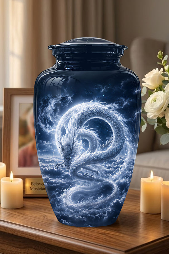 Dragon Cremation Urn - Unique Custom Memorial Urn For Human Ashes