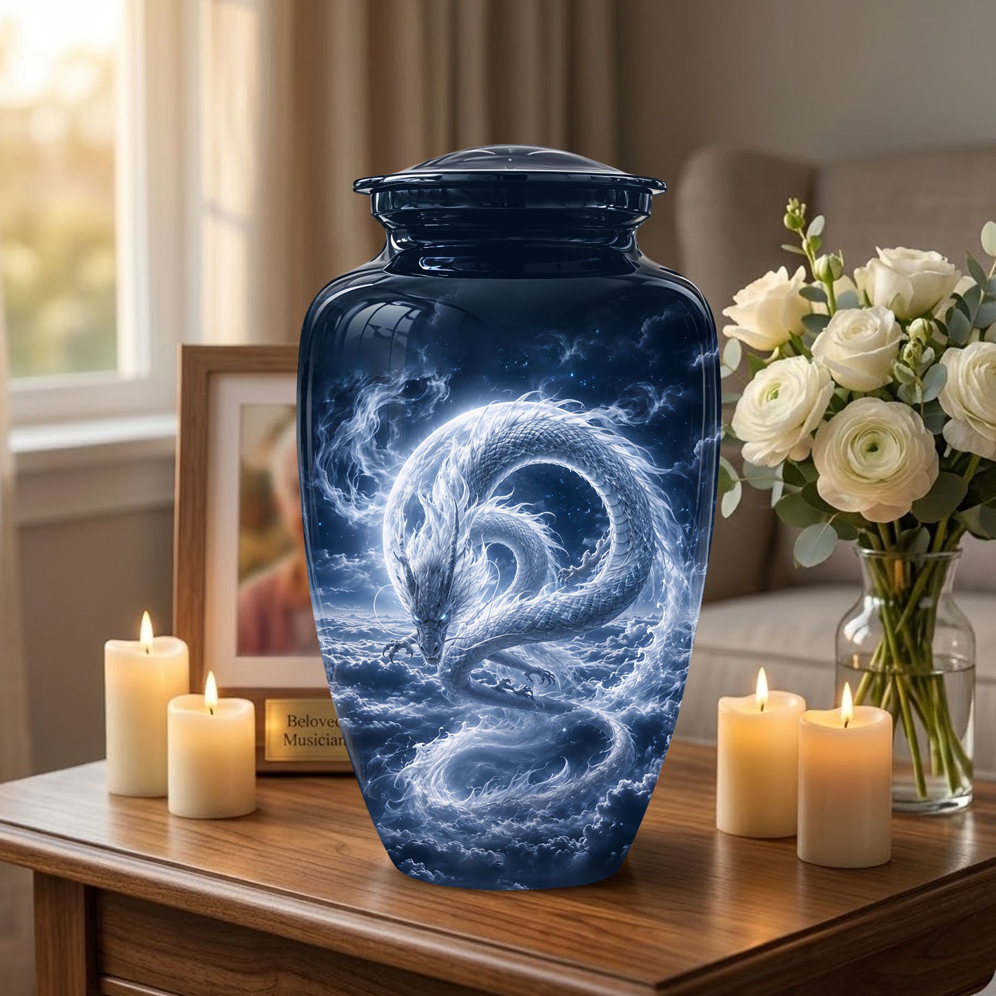 Dragon Cremation Urn - Unique Custom Memorial Urn For Human Ashes