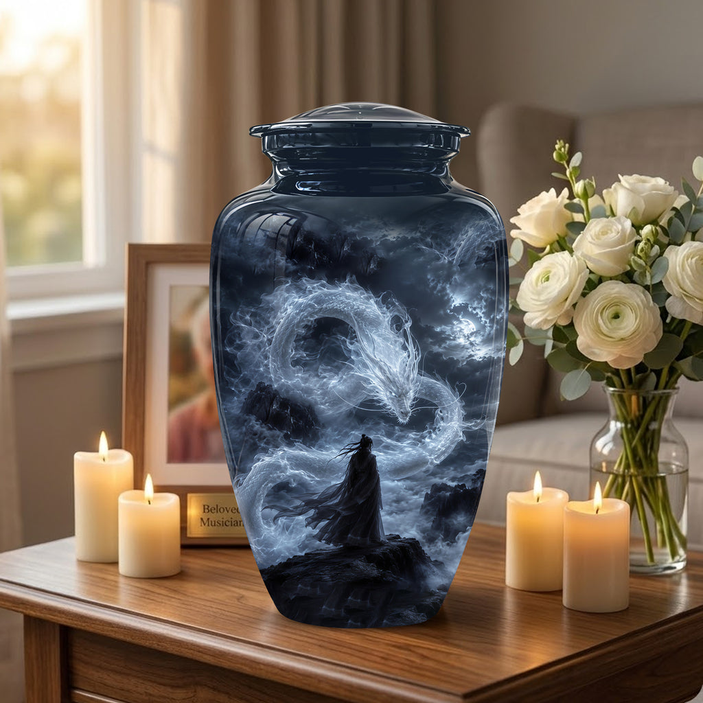 Dragon Cremation Urn - Mythical Dragon Memorial Urns For Human Ashes