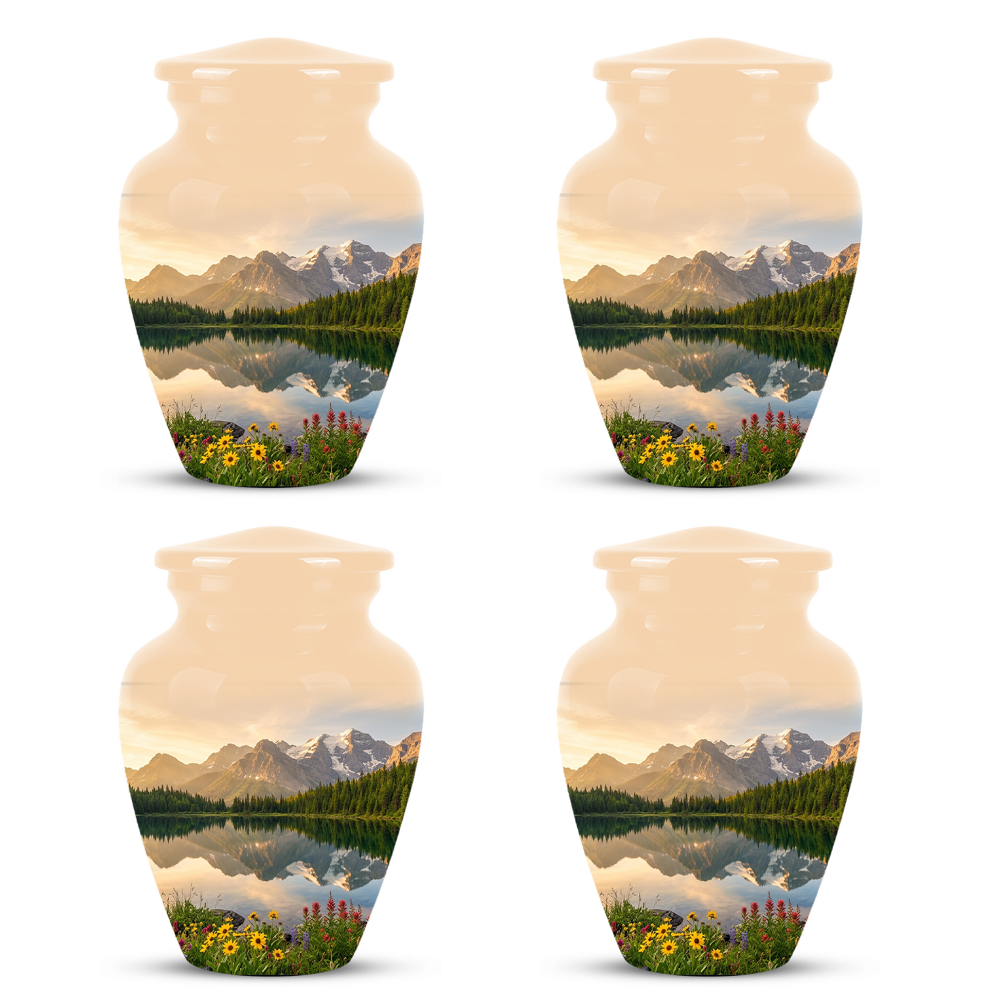 Mountain Cremation Urns For Ashes - Beautiful Funeral Urns For Nature Lovers