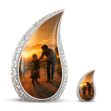 10 inch Large Urn with 1 Keepsake 3 inch