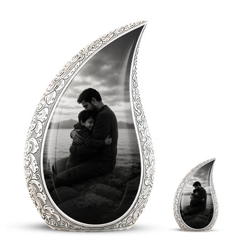 10 inch Large Urn with 1 Keepsake 3 inch
