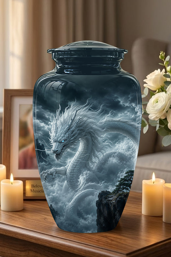 Dragon Cremation Urn = Custom Artistic Adult Memorial Urns For Ashes