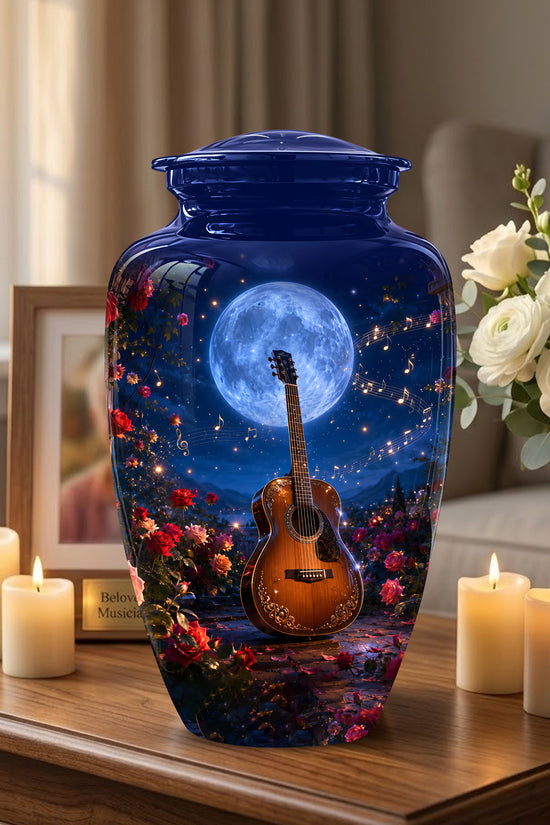 Guitar Memorial Urn - Personalized Cremation Urns For Men&Women Ashes