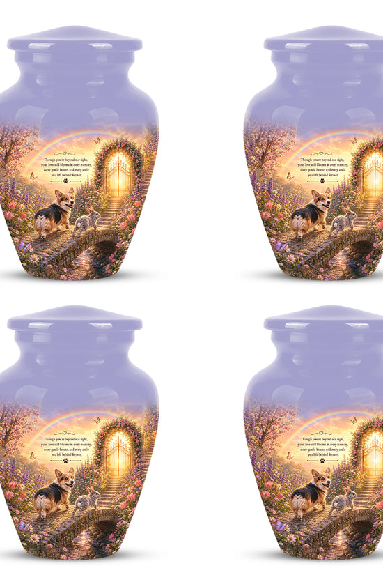 Rainbow Bridge Pet Memorial Urn – Personalized Urn For Dog & Cat