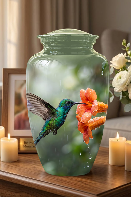 Hummingbird Memorial Urn for Ashes – Nature Inspired Design On Sale