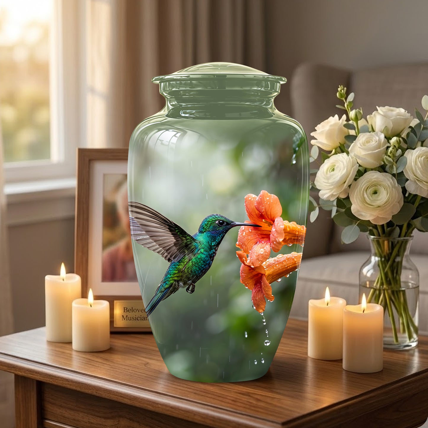 Hummingbird Memorial Urn for Ashes – Nature Inspired Design On Sale