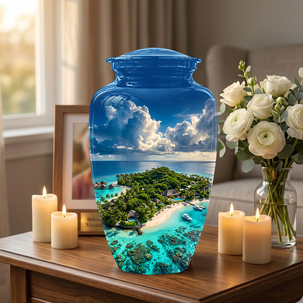 Beach Urns For Human Ashes - Custom Eternal Peaceful Tribute Urns