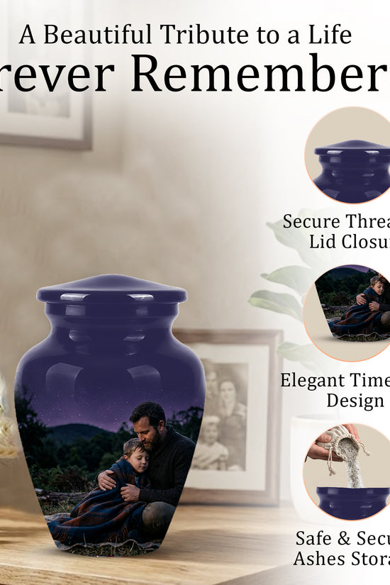 Father & Son Eternal's Love - Personalized Memorial Urns For Loved Ones Ashes